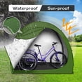 thumbnail image 3 of Slsy Waterproof Outdoor Bicycle Covers, Green (6 Bicycles), 3 of 6