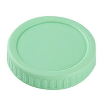 Wide-Mouth Reusable Jar Lids 12-Pack - Non- Canning Jar Caps for Mason Jars, Juicing Bottles - Durable 3.54 Inch Airtight French Countryside Design (Tamper-Evident)