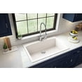 thumbnail image 2 of QT-712 Drop-In Quartz Composite 33 in. 1-Hole Single Bowl Kitchen Sink Kit in White, 2 of 7