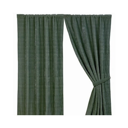 HiEnd Accents Bella Vista Rod Pocket Curtain Single Panel