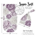 thumbnail image 5 of Sweet Jojo Designs Peony Floral Garden Lavender Purple and Ivory Girl Baby Cocoon and Beanie Hat Sleep Sack Set 2 Piece, 5 of 6