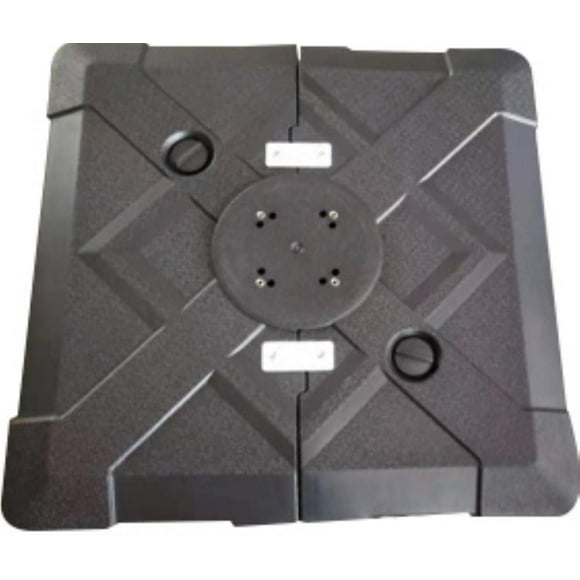 Oasis strong plastic patio umbrella base in black
