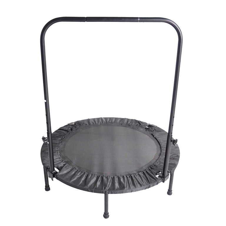 Aukfa 40 Mini Trampoline with Adjustable Handle for Indoor and