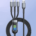 thumbnail image 2 of Cargador USB Tipo C 65W 5 En 1 Carga Rápida PD 20W + Cable 1m Compatible iPhone Samsung Huawei, 2 of 10