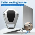 thumbnail image 1 of 1 Pair Laptop Stand Invisible Brackets Feet Support Metal Stand Holder Foldable Cooling New, 1 of 8
