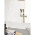 thumbnail image 2 of Moen 655 Wynford Floor Mounted Tub Filler - Nickel, 2 of 5
