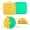 Large-Yellow&Green, variant on Lick Mat for Dogs & Cats 2 Pack with Suction Cups, Dog Lick Mat for Anxiety Relief, Dog Toys to Keep Them Busy, Peanut Butter Licking Pad for Boredom Reducer, Perfect for Bathing Grooming