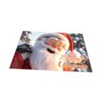 thumbnail image 2 of Christmas Door Mat Santa Claus Area Rug Farmhouse Rug Runner Rug Christmas Rugs for Dining Room, Home, Living Room, Entryway A, 2 of 8