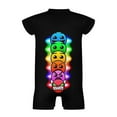 thumbnail image 6 of Geometry Dash Baby Boy Girl Short Sleeve Romper Clothing Set Print Cartoon Baby Summer One Piece Jumpsuit, 6 of 8