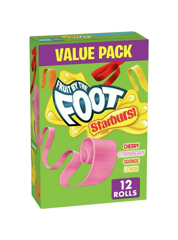 Betty Crocker Fruit by the Foot, Starburst Flavors Variety Pack, 12 ct
