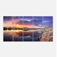 thumbnail image 2 of Coucher de Soleil sur Rivière avec Grands Nuages - Impression sur Toile Photographie de Paysage, 2 of 3