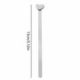 thumbnail image 2 of SEIWEI Metal Cute Heart-shaped Bookmark Stainless Steel Bookmark for Teachers Students Staff Gifts (Red), 2 of 8