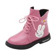 thumbnail image 3 of Leey-World Glitter Cowgirl Cowboy Boots for Girls Little Kids Mid Calf Womens Cowgirl Boots Pink,3, 3 of 7