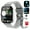 Silvery, variant on 1.83" HD Touch Screen Smartwatch with Phone Call/SMS/Weather/Music - Wireless 5.0 Smart Watch for Men & Women, Dual- Mode (/Gym), Compatible with /,, Ideal Gift (Black) - Compatible with iPhone &