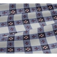 thumbnail image 5 of oneOone Viscose Jersey Fabric Check Ikat Printed Craft Fabric BTY 60 Inch Wide, 5 of 5