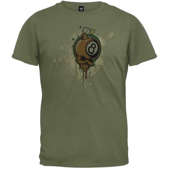8 Ball Skull T-Shirt - Large
