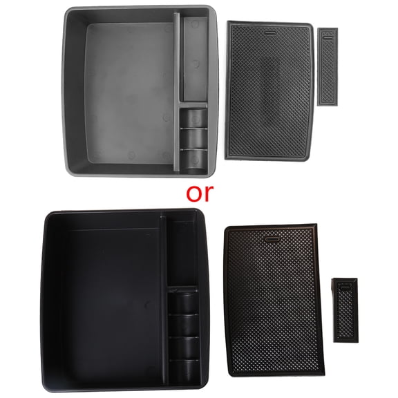 BQBQERT Center Console Tray Armrest Storage Box For
