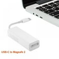 thumbnail image 2 of White USB-C MagSafe Adapter Type-C to MagSafe 2 Converter Compatible with Macbook Pro Air Charging, 2 of 8