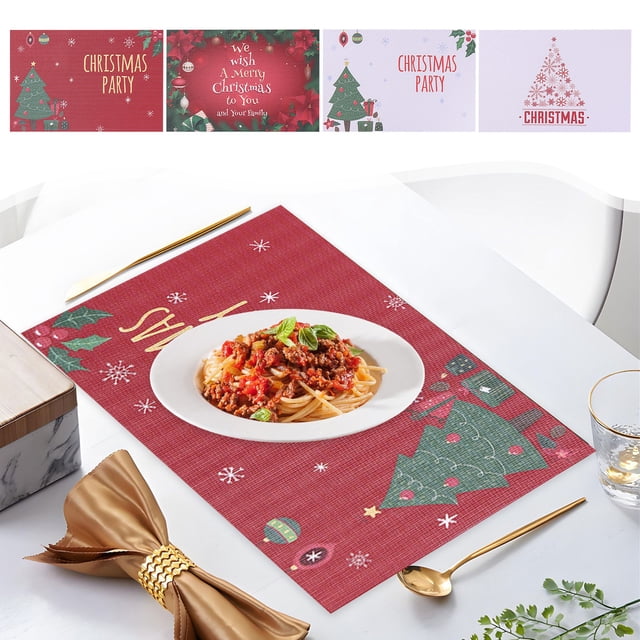 Xihbxyly Ofertas Compre Uno y Llévese Otro Gratis Manteles Individuales Navideños Manteles Individuales Occidentales Manteles Individuales de Cocina Manteles Individuales Aislantes