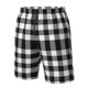 thumbnail image 4 of Fotbe White And Black Plaid Trajes de Baño Estampados para Hombre, Shorts de Verano de Secado Rápido, Ropa de Playa, Bañadores-Medium, 4 of 6