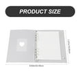 thumbnail image 2 of HINTRMENT 1 Set Small Photo Album Book Plastic Practical Design Transparent for Friends, 2 of 6