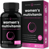 NutraChamps Women's Daily Multivitamin Supplement - Vegan Capsules with Biotin, Vitamins A B C D E K, Calcium, Zinc, Lutein, Magnesium - Premium Multimineral Multivitamin for Women - 60 Count