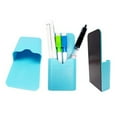 thumbnail image 3 of YFind Plastic Magnetic Pen Holder Erase Marker Storage Box Pencil Cup for Home office Classroom Whiteboard Fridge Refrigerator Locker,Blue, 3 of 10