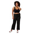 thumbnail image 2 of 32 Degrees Women's Cool Lightweight Relaxed Fit Sleep Pant - Black - X-Small, 2 of 4