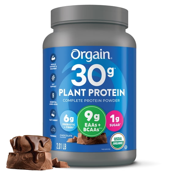 Orgain® 30g Complete Plant Protein Powder, Chocolate, 2.01lb