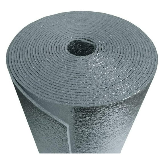 R-8 HVAC Duct Wrap Insulation Reflective 2 Sided Foam 4' x 50' (200 Sqft)