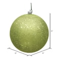 thumbnail image 2 of Vickerman 12" Lime Sequin Ball Ornament, 2 of 3