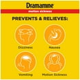 thumbnail image 3 of Dramamine Chewable, Motion Sickness Relief, Orange Flavor, 8 Count, 3 of 14