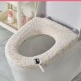 thumbnail image 1 of Coussin de Siège de Toilette en Polyester Coussin Chaud Coussin de Siège de Toilette Tapis de Toilette Coussin Chauffant Housse de Couvercle de Toilette, 1 of 9