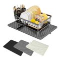thumbnail image 4 of Alfombrilla de secado de platos para mostrador de cocina, súper absorbente, silicona, fácil de limpiar, 4 of 7