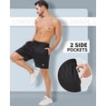 thumbnail image 3 of 5 Pack Gym Shorts Men 5 Inch Quick Dry Mesh Shorts Men Lightweight Training Athletic Running Shorts with Pockets, 3 of 6