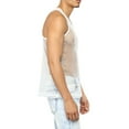 thumbnail image 4 of Mesh Tanks Top Fishnet See-Through Muscle Shirts Sleeveless Nightclub Sheer Top, 4 of 6