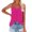 Pink, variant on KBZDBZC Tank Tops for Women Tank Top for Women Adjustable Spaghetti Strap Camisole Scoop Neck Sleeveless Top S 3Xl Oversized Tshirts for Women Workout Tops (Hot Pink,XXXL)