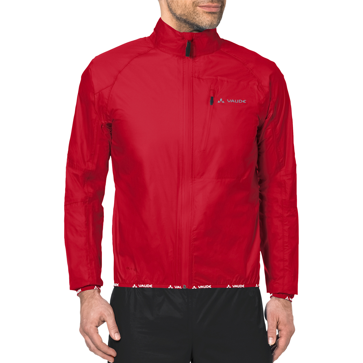 Vaude Vaude Drop Biking Rain Jacket III Red