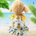 thumbnail image 1 of LSLJS Robe pour Couples d'Animaux Chiot Chien Princesse Adorable Fraise/ Ananas Robe, Costume pour Animal, 1 of 2