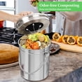thumbnail image 6 of 6 Pcs Compost Bin Charcoal Filters,Black Activated Charcoal Filters,Indoor Kitchen Round Replacements Sheets,Compost Bucket Filter Cotton,Filter Cotton for Blocking Odor (Black), 6 of 8