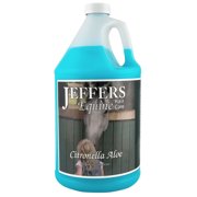 Jeffers Equine Citronella Aloe Horse Shampoo, 128 oz - Concentrated Deodorizing Horse Wash for Grooming, Coconut Shampoo Base Formula with Aloe Vera & Citronella Oil for Mane, Tail & Body Cleaning