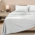 thumbnail image 2 of Bare Home Cozy Fleece Sheet Set - Extra Plush Polar Fleece - Deep Pocket - Twin XL, White, 2 of 8