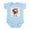 Sky Blue, variant on CafePress - Butterfly Czech Republic Infant Bodysuit - Baby Light Bodysuit, Size Newborn - 24 Months