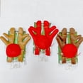 thumbnail image 5 of Reindeer Antlers & Nose - Christmas Decorations for Car - Auto Holiday Accessories Decoration Kit Khaki -Khaki, 5 of 5