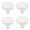 White, variant on HDJNal 4Pcs Nickel Brushed Cabinet Knobs - Classic Zinc Alloy Drawer Pulls,Round Shape ,Decorative Antique Handles Pulls for Furniture, Kitchen, Dresser, Wardrobe, Door, Office