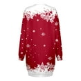 thumbnail image 3 of Vestidos de Verano 2025 Para Mujer, Moda de Otoño E Invierno, Estampado Navideño, Cuello Redondo, Manga Larga, Vestido Informal, 3 of 3