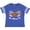Football Blue and White, variant on Na-Moose-Te Cute Moose Greeting Boys or Girls Toddler T-Shirt