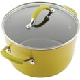 thumbnail image 2 of Rachael Ray Cucina Nonstick Cookware Pots and Pans Set, 12 Piece, Lemongrass Green, 2 of 3