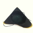thumbnail image 5 of Tricorn Style Leather Hat Adjustable Adult Halloween Accessories for Unique Celebrations and Events, 5 of 7
