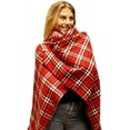 thumbnail image 3 of SOCKS'NBULK Bulk Soft Fleece Blankets 50 X 60, Cozy Warm Throw Blanket Sofa Travel Outdoor, Wholesale (50 X 60, 12 Red Plaid), 3 of 7